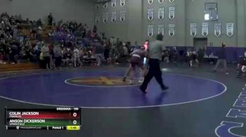 195 lbs Champ. Round 1 - Colin Jackson, Franklin vs Anson Dickerson, Springfield