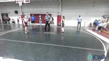 74-82 lbs Rr Rnd 2 - Whitlee Combs, Cowboy Wrestling Club vs Valorie Everett, Bartlesville Wrestling Club