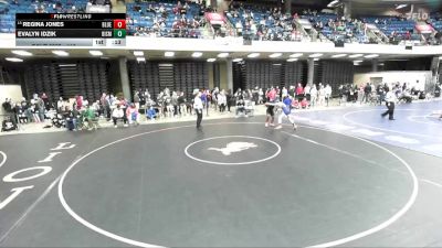 110 lbs Cons. Round 5 - Regina Jones, Unattached vs Evalyn Idzik, Unattached