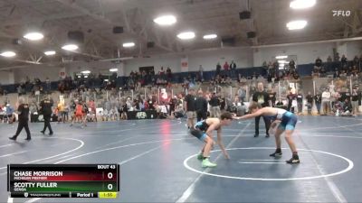 119 lbs Champ. Round 1 - Scotty Fuller, Genoa vs Chase Morrison, Michigan Premier