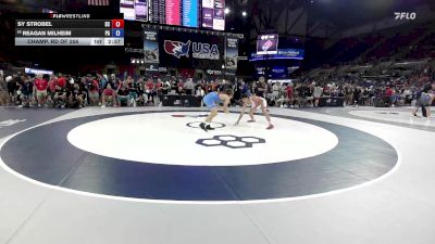 157 lbs Champ. Rd Of 256 - Sy Strobel, SC vs Reagan Milheim, PA