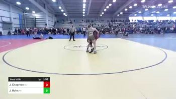 160 lbs Quarterfinal - Jordan Chapman, NJ vs Jared Rohn, PA