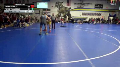 190 lbs Cons. Round 2 - Kyle Youngbear, South Tama County vs Cael Schultz, Marion