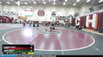 165 lbs Cons. Round 2 - Josie Moody, Rocky Mountain vs Sydney Scott, Payette