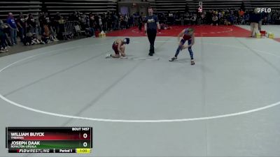 90 lbs Cons. Round 1 - Joseph Daak, Royalton-Upsala vs William Buyck, TMBWWG