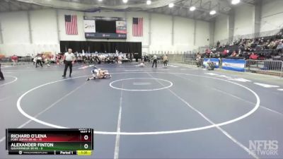 116 lbs Round 1 (3 Team) - Alexander Finton, Gouverneur Sr HS vs Richard O`Lena, Port Jervis Sr HS