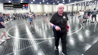 120 lbs Consi Of 8 #1 - Aidan Parker, Citrus Wrestling Club vs Cameron Gill, Brevard FCA