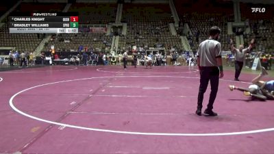 6A 157 lbs 1st Place Match - Bradley Williams, Spain Park HS vs Charles Knight, Gulf Shores