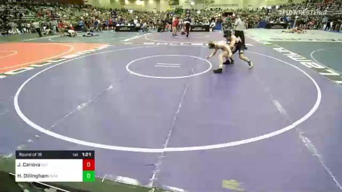 135 lbs Round Of 16 - Joey Canova, Olympic vs Henry Dillingham, All ...