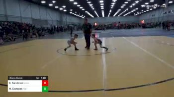 52 lbs Consolation - Graham Sandoval, Okwa vs Matthew Campos, Red Wave Wrestling