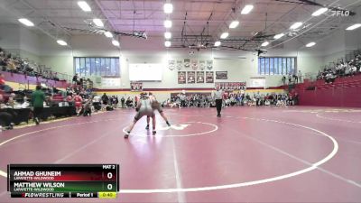 138 lbs Cons. Round 4 - Matthew Wilson, LAFAYETTE-Wildwood vs Ahmad Ghuneim, LAFAYETTE-Wildwood