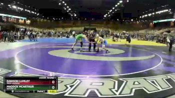 120 lbs Champ. Round 1 - Dawson Lumley, West Laurens vs Maddox McArthur, Buford HS