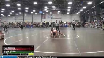 130 lbs Round 3 - Chase Hetrick, PA Gold vs Max Dickson, Agression Legionaries