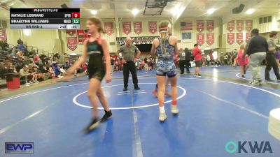 85-91 lbs Rr Rnd 2 - Bella Hutcheson, Wagoner Takedown Club vs Raylin Reyes, Sperry Wrestling Club