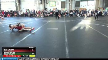 88 lbs Round 1 - Ray Causey, Terps Xtreme vs Bryer Caves, Askren WA Red