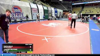 175 Class 2 lbs Champ. Round 1 - Carter Wilfong, St. James vs Zach Kelly, Mid-Buchanan