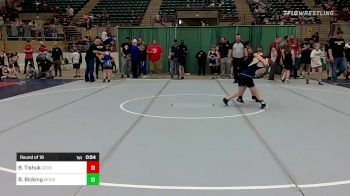 91 lbs Round Of 16 - Brock Tishuk, Georgia vs Barrett Bicking, Woodstock Wrestling Club