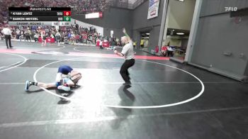 110 lbs Champ. Round 1 - Eamon Neitzel, Hudson vs Kyan Lentz, Team Nazar Training Center