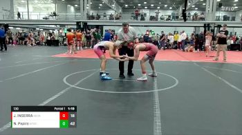 130 lbs Round 6 (10 Team) - Nicholas Papiro, Whitted Trained Dynasty vs JACOB INSERRA, RedNose