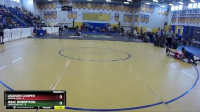 113 lbs Round 2 (8 Team) - Issac Robertson, Longwood WC vs Jackson Cooper, Griffin Fang