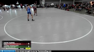 150 lbs Cons. Round 2 - Jagor Turner, Tough N Technical Wrestling Club (TNTWC) vs Louden McDoulett, Harrah Wrestling Club