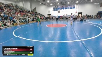 138 lbs Champ. Round 2 - Jerred Smith, Kelly Walsh vs Landon Maston, Thunder Basin