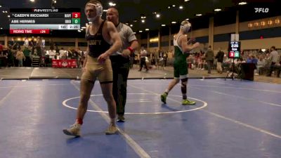 141 lbs C Of 16 #2 - Caedyn Ricciardi, Navy vs Abe Hermes, Ohio