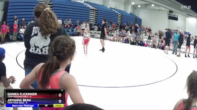 55 lbs Round 2 (6 Team) - Maycee Wood, Team Missouri Girls vs Kona Hughes, Team Iowa Girls