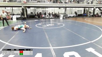 106A lbs Quarterfinal - Dorian Hoffman, Mat Assassins vs Thunder Sollenberger, Central Dauphin