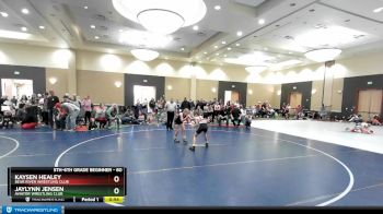 80 lbs Round 3 - Kaysen Healey, Bear River Wrestling Club vs Jaylynn Jensen, Aviator Wrestling Club