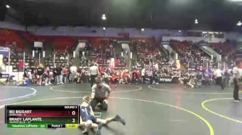 72 lbs Round 3 (4 Team) - Bo Biggart, Hartland vs Brady LaPlante, Dundee Blue