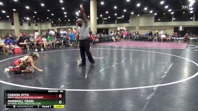 60 lbs Champ. Round 1 - Carson Otto, North DeSoto Wrestling Academy vs Marshall Crain, Seymour Youth Wrestling Club