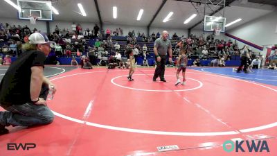 43 lbs Consi Of 8 #1 - Logan Matthews, Tiger Trained Wrestling vs Chandler Lewis, Salina Wrestling Club