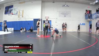132 lbs Cons. Round 4 - Bryn Beardoll, Eagle vs Mackenzie Peters, Preston