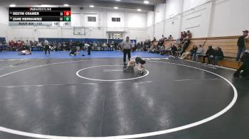 110 lbs Cons. Round 3 - Zane Hernandez, Silver Creek vs Destin Cramer, Everett Alvarez