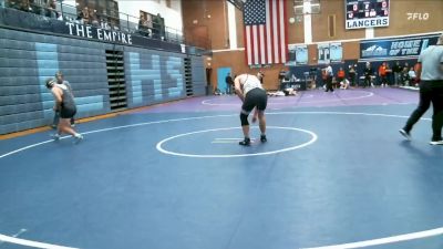 190 lbs Quarterfinal - Ryan Cannon, Lehi vs Sterling Johnson, Riverton