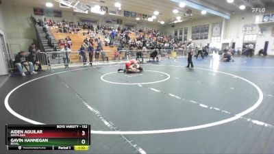 132 lbs Champ. Round 1 - Aiden Aguilar, Santa Ana vs Gavin Hannegan, Royal