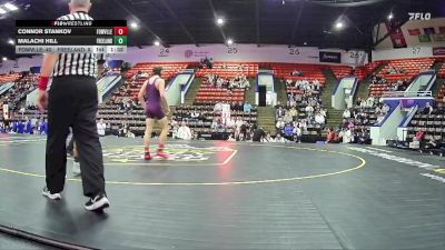 132 lbs Quarterfinals (8 Team) - Malachi Hill, Freeland HS vs Connor Stankov, Fowlerville HS