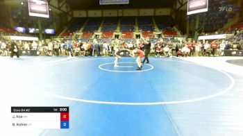 126 lbs Cons 64 #2 - Jake Kos, Minnesota vs Ben Kohler, Utah