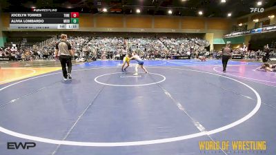 105 lbs Quarterfinal - Jocelyn Torres, THRESHOLD WRESTLING CLUB vs Alivia Lombardo, Middleton Wrestling Club
