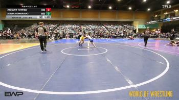105 lbs Quarterfinal - Jocelyn Torres, THRESHOLD WRESTLING CLUB vs Alivia Lombardo, Middleton Wrestling Club