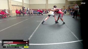 160 lbs Round 3 (6 Team) - Jakob Mason, Dayton Bandits vs Amirah Lencrerot, Glasgow WA