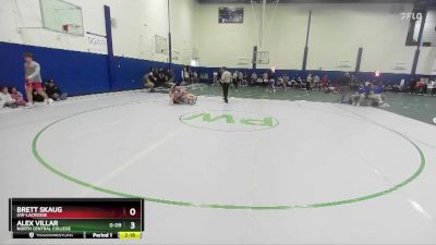 165 lbs Quarterfinal - Brett Skaug, UW-LaCrosse vs Alex Villar, North Central College