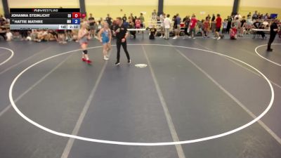 140 lbs Cons. Round 3 - Johanna Steinlicht, SD vs Hattie Mathre, MN