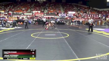 4A 157 lbs Cons. Round 3 - Aidan McKinney, St. George-Rock Creek vs Dalton Evans, Ottawa