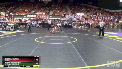 4A 157 lbs Cons. Round 3 - Aidan McKinney, St. George-Rock Creek vs Dalton Evans, Ottawa