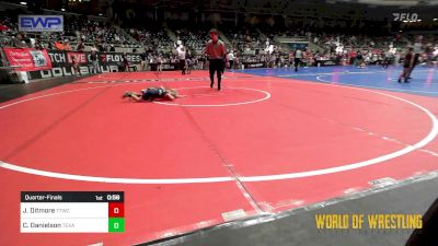 52 lbs Quarterfinal - Jaxon Ditmore, Team Tulsa Wrestling Club vs Case Danielson, Texas Elite