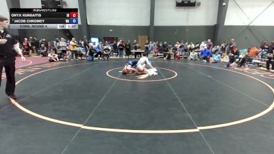 16U Boys FS - 150 lbs Cons. Round 4 - Onyx Kunsaitis, ID vs Jacob Chromey, WA