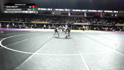 125 lbs Consi Of 16 #2 - Sean Herlihy, South Florida vs Travis Browning, Mercyhurst