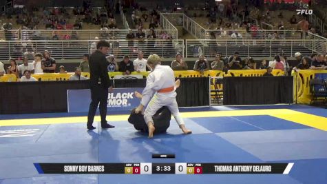 Thomas Anthony DeLauro vs Sonny Boy Barnes 2025 Pan Kids Jiu-Jitsu IBJJF Championship